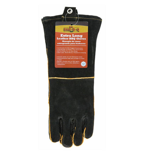 Mr. Bar-B-Q Extra Long Leather BBQ Gloves