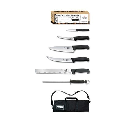 Victorinox Natural Competition BBQ Knife Set, 7 pieces