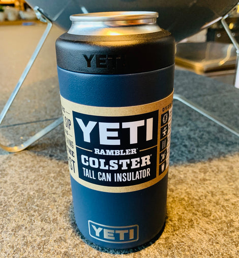 Yeti Rambler Black Tall Colster Can Insulator, 16 oz.