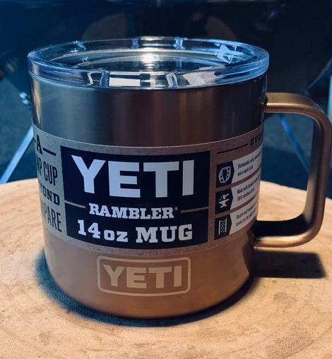  YETI Rambler 14 oz Mug, Vacuum Insulated, Stainless